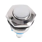12V 16mm Waterproof Metal Momentary Car Vehicle Button Push ON/OFF Horn Switch
