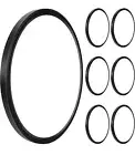 6 Pack 28W 3200Lm Flush Mount LED Ceiling Light, Super Thin 12 Inch, 5000K Black