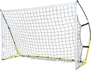 Everfit Soccer Net, 3.6m Wide Portable Rebounder Football Goal Nets Practice Sports Training Netting Screen Backyard Indoor Outdoor Camping Equipment, with Carry Bag Lightweight Yellow White