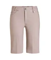 Golfino Ladies Light Techno Stretch Tan Bermuda sz 4 Golf shorts 6268822 149 NWT