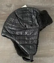 Kids' Quilted Trapper Hat - All in Motion - Black OSFM New