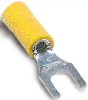 Stakon 10RC-10F Fork Terminal, Standard, Vinyl Insulated, 1.09-Inch Length by...