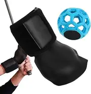 Golf Swing Trainer | Correct Golf Swing Wrist Trainer Ball - Sport Exerciser, Muscle Strengthening Equipment for Home Outdoor Playground Range Green