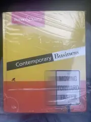 CONTEMPORARY BUSINESS By Louis E. Boone & David L. Kurtz - Hardcover