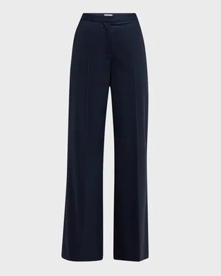 Vanessa Bruno Pleated Navy Trouser Pants | 34