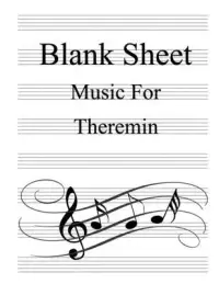 在飛比找博客來優惠-Blank Sheet Music For Theremin