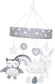 Totority Crib Lounger Mobiles Hanging Mobile Rainbow Mini Decor Rattles Bassinet Link Stroller Bell Spiral Cell Phone Clothes Hangers Mobile Girl Mobile Pp Cotton