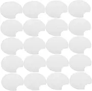 Generic 300pcs Cotton Pieces Eye Makeup Remover Pads Makeup Pads Facial Masks Cotton Exfoliating Pads for Face Facial Pads Face Exfoliator Face Wipes White Non-woven Fabric