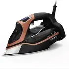 Iron, Steam Force Pro Steam Iron for Clothes 1850 Watts, 5 Presets Smart Screen,