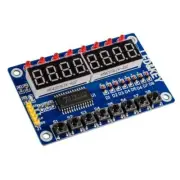 TM1638 8-Digit LED Display Module with 8 Buttons for Arduino