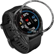 [MGTCAR] Stainless Steel Bezel Ring For Garmin Fenix 7 7X Watch Outer Edge Bezel Ring Adhesive Cover Anti Scratch Collision Protector