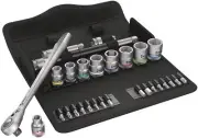 05004048001 8100 SB 8 Zyklop Metal Ratchet Set with Switch Lever, 3/8 Drive, ...