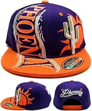 Phoenix New Leader Hurricane PHX PHO Desert Cactus Purple Orange Era Snapback Hat Cap
