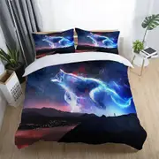 v2810 Bed Sheets Game Handle Teen Animal Print 3 Duvet Cover Set Comforter Cover Bed Sheets IU2810