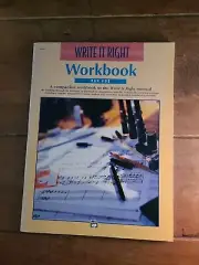 Write it Right - Workbook by Dan Fox (Companion Workbook) New Book (2231-2232)