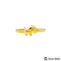 在飛比找Yahoo奇摩購物中心優惠-JoveGold漾金飾 旺旺來黃金戒指