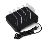 Multi-Port Charging Base Mobile Phone Charger Mobile Phone Charging Bracket - Black