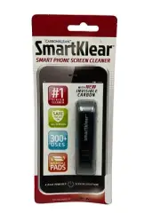 CarbonKlean SmartKlear Injected Smartphone Tablet Ipad Screen Cleaner Black