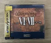 Wizardry VI VII Complete Rare Sega Saturn