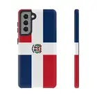Dominican Republic Pride Flag Tough Case Samsung S21, S22, S23, S24 Plus and Pro
