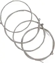 Hoement 4-string Electric Bass Strings Kit Metal Wrapped Alloy Coated for Bass Replacement for Players of Levels