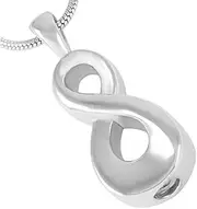 DOTUIARG Stainless Steel Cremation Jewelry for Ashes Pendant Love Keepsake Urn Necklace Funeral Pendant Ashes Locket