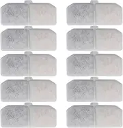 Xasbseulk Carbon Replacement Filters Pet Fountain, 10.54.5cml Automatic Cat Fountain 10-Pack, 4-Pack, Cat Water Fountain Replacement Filter, Ater Dispenser for Cat and Dog, Activated Carbon Filter