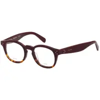在飛比找PChome24h購物優惠-CELINE 光學眼鏡(深紅配琥珀色)CL41417F