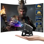 4K Projector HD LED Smart Home Theater 5G WiFi Bluetooth Android Beamer HDMI USB