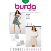 Burda Style Sewing Pattern 7342 Skirts Sizes 8-18