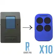 10 x Merlin Compatible Garage/Gate Cloning Remote M2200 303MHz