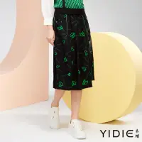 在飛比找momo購物網優惠-【YIDIE 衣蝶】字母愛心寬鬆氣球裙-黑