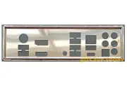 For MSI X470 GAMING PRO CARBON Shield I/O IO Rear Baffle Backplate Motherboard