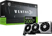 MSI Gaming RTX 5060 Ti 16G Ventus 3X OC Graphics Card (16GB GDDR7, 128-bit, Extreme Performance: TBA MHz, DisplayPort x 3 2.1a, HDMI 2.1b, NVIDIA Blackwell Architecture)