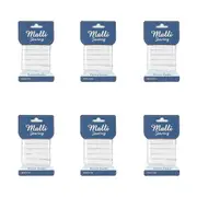 6PK Malli Sewing Soft Elastic Band Flexible DIY Sewing Cord 10mm x 3M Assorted