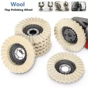 115mm 4.5" Felt Wool Flap Discs Polishing Wheel Abrasive Tool For Angle Grinder
