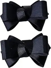 Douqu Pair Ribbon Big Bow Butterfly Shoe Clips Shoe Ornaments Shoe Ribbon Charm Accessory