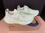 New! Womens Asics Gel-Nimbus 26 Mint Tint/Pale Mint Running Shoes. Size 9.5 Wide