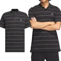 在飛比找ETMall東森購物網優惠-Adidas Fi Stripe Polo 男款 黑色 翻領