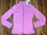 New Gilly Hicks Active Recharge Zip-up Jacket Womens Size Small Pink , NWT