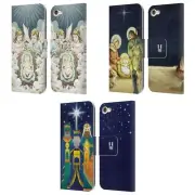 HEAD CASE DESIGNS CHRISTMAS NATIVITY LEATHER BOOK CASE FOR APPLE iPOD TOUCH MP3