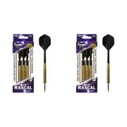 24pc Formula Sports Rascal 20g Brass Barrel Dart Tempered Steel Tip Shaft