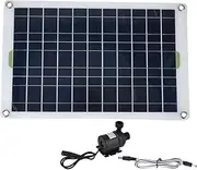 Solar Water Pump Kit, Porfessional 800L/h 12V Low Noise DC Solar Pond Pump Solar Powered Panel Kit for Bird Bath, Pond, Garden, Fish Tank