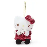 在飛比找O!MyGod購物商城優惠-Sanrio絨毛玩偶吊飾/冬日緞帶-Kitty