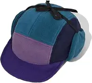 [Croogo] Fleece Baseball Cap with Ear Flaps Warm Earmuff Cap Foldable Trapper Hat, Bswd2401-blue, One Size