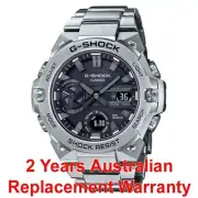 CASIO G-SHOCK G-STEEL SOLAR BLUETOOTH WATCH GST-B400 METAL SILVER GST-B400D-1A
