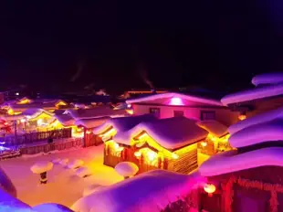 五常山林雪谷童話時光客棧