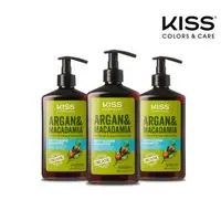 在飛比找森森購物網優惠-【KISS】以色列摩洛哥油B5洗髮精400ML*3入組