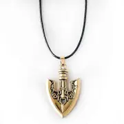 Anime JOJOS BIZARRE ADVENTURE Necklace Kujo Jotaro Arrow Metal Pendant Chain Choker Necklaces Charm Gifts Jewelry collares Type 1