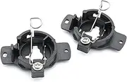 2pcs H1 Headlight Bulb Adapter Socket Holder Retainer Xenon Bulb Cap Base Bracket Mounting Clips, for N/issan Skyline GT-R R32, N/issan 240SX Silvia, N/issan Cefiro A31, M-ercedes, for, W140